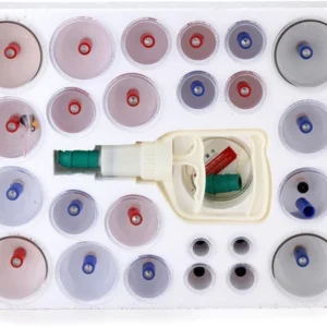Plastic Cupping Therapy Set 24 Cups, For Pain Relief